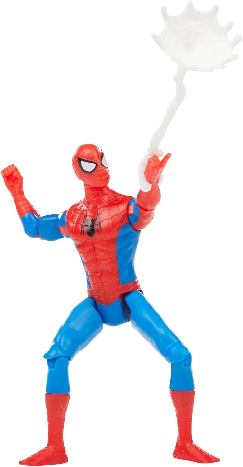 Marvel Epic Hero Series Classic Spider-Man Action Figure, 4-Inch Small Toy, With Accessory, Marvel Action Figures for Kids Ages 4 and Up, Medium