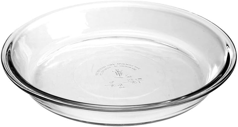 Anchor Hocking Oven Basics Pie Plate Glass, 9", 9", Clear