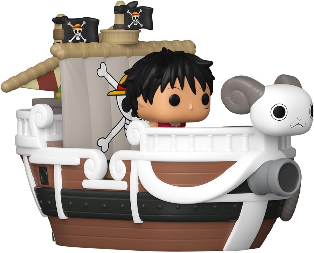 Funko Pop! Bitty Ride: One Piece - Going Merry with Monkey D. Luffy - 0.9 Inch and 1.3 Inch (2.3 and 3.3 Cm) - Anime Collectable - Official Merchandise - Gift Idea - Toys for Kids & Adults