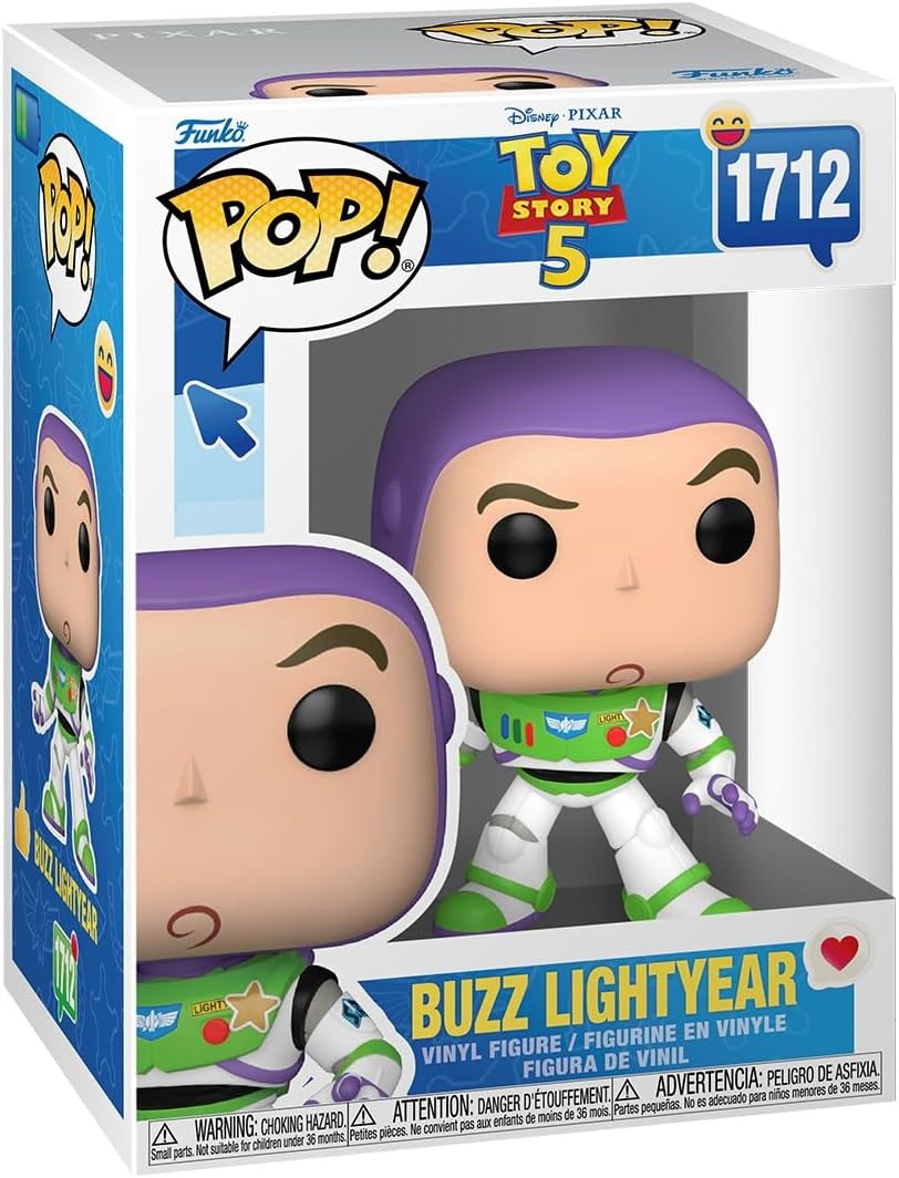 Funko Pop! Disney: Toy Story 5 - Buzz Lightyear - Collectable Vinyl Figure - Gift Idea - Official Merchandise - Toys for Kids & Adults - Disney Fans - Model Figure for Collectors and Display
