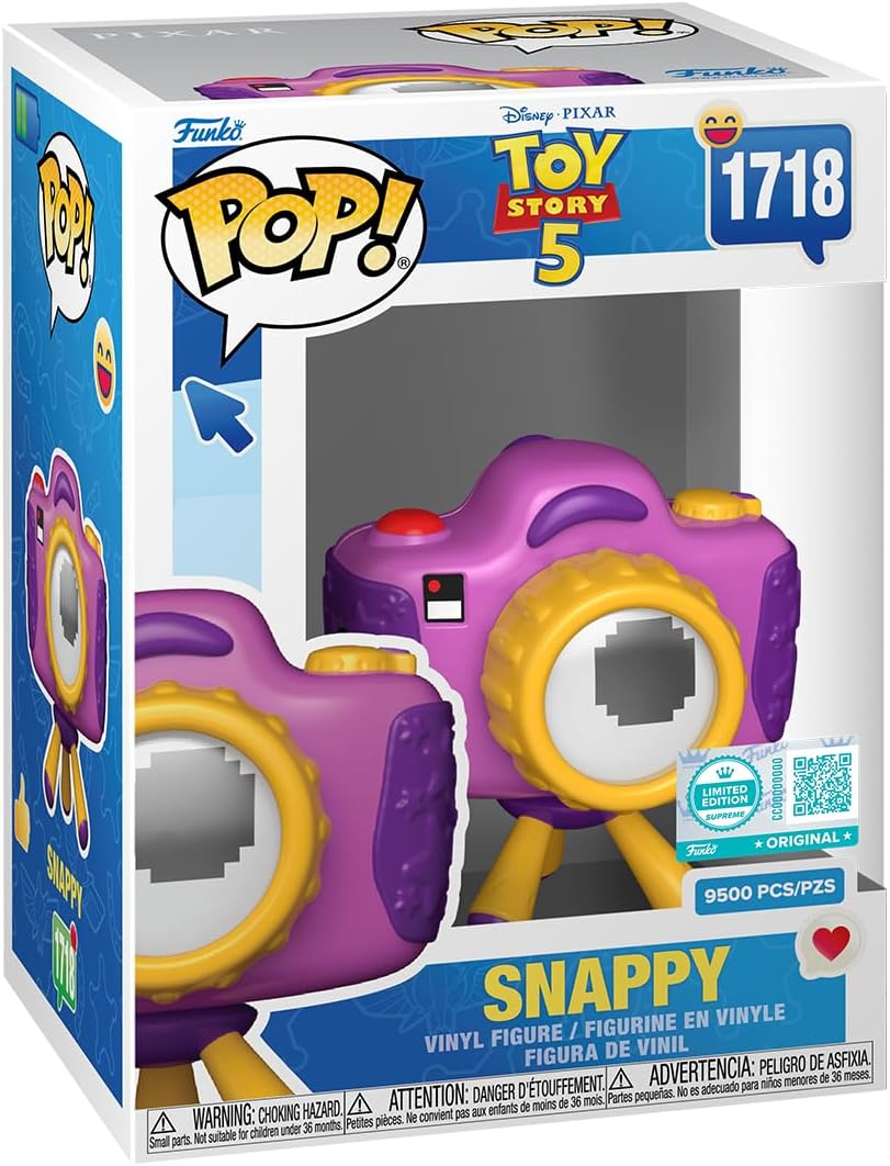 Funko Pop! Supreme LE: Toy Story 5 - Snappy - Disney - Collectable Vinyl Figure - Gift Idea - Official Merchandise - Toys for Kids & Adults - Pixar Fans - Model Figure for Collectors