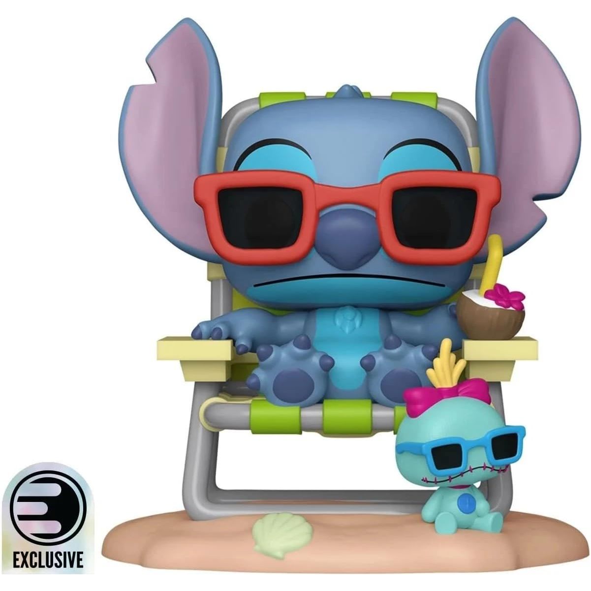 Funko Pop! Disney Lilo & Stitch – 1639 - Stitch in Sunlounger #Exclusive Limited Edition Vinyl Figure