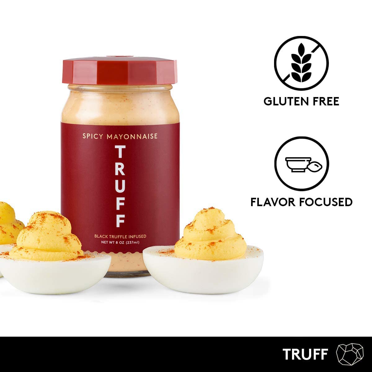 TRUFF Black Truffle Infused Spicy Mayonnaise, 8 FL