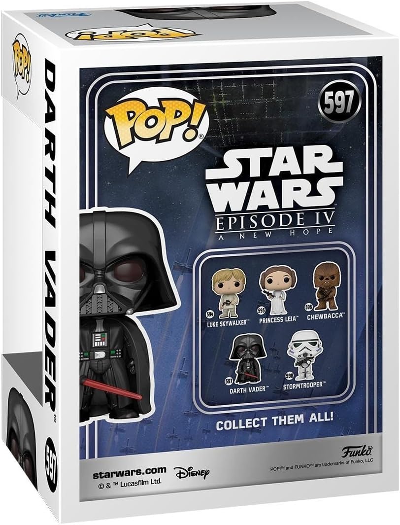 Funko Pop! Star Wars: New Classics - Darth Vader - Collectable Vinyl Figure - Gift Idea - Official Merchandise - Toys for Kids & Adults - Sci-Fi Fans - Model Figure for Collectors