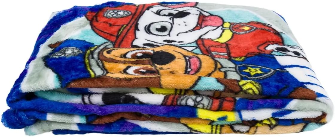 Paw Patrol Super Soft Polyester Silk Touch Throw Blanket, 40 x 50 Inches