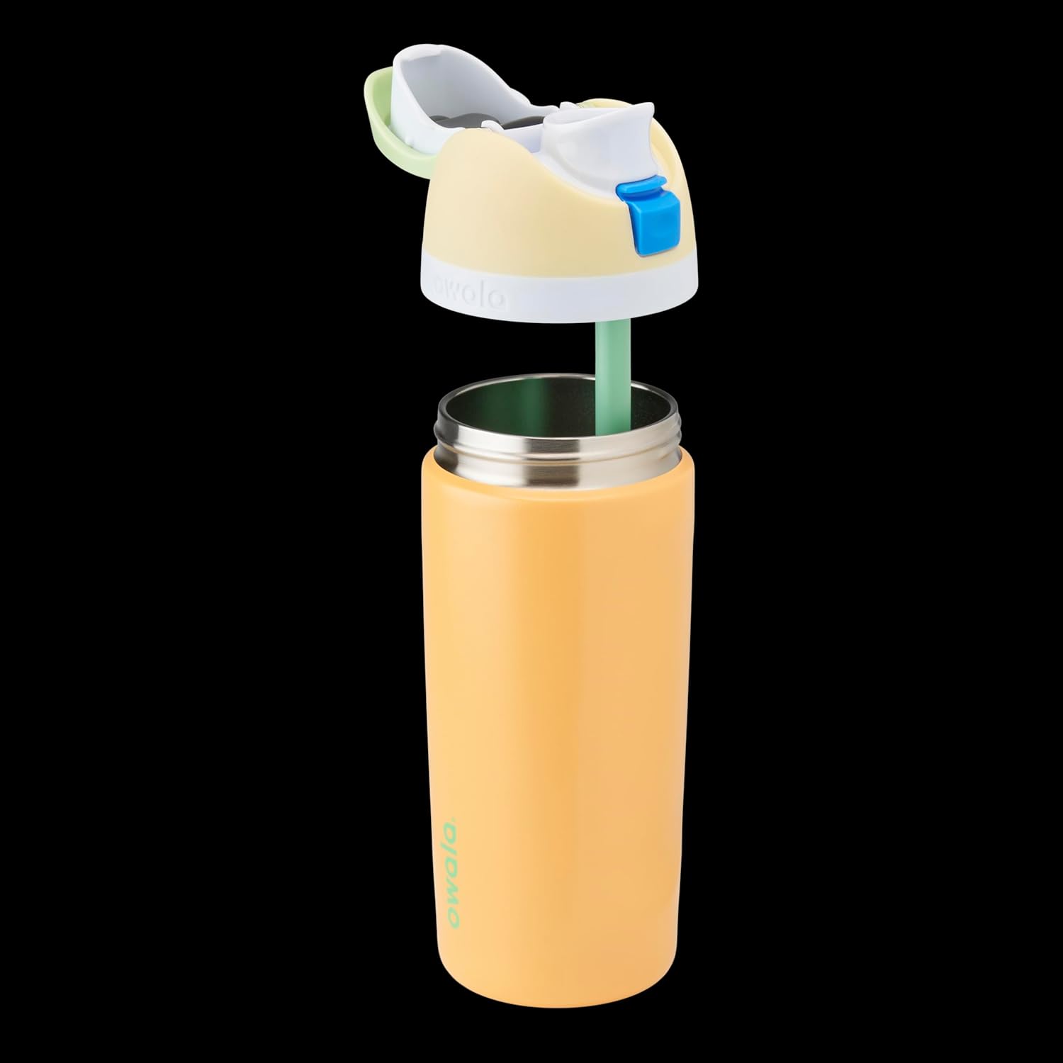 Owala Kids FreeSip Insulated Stainless Steel Water Bottle with Straw for Sports, Travel, and School, BPA-Free Sports Water Bottle, 16 oz, Treasure Hunt