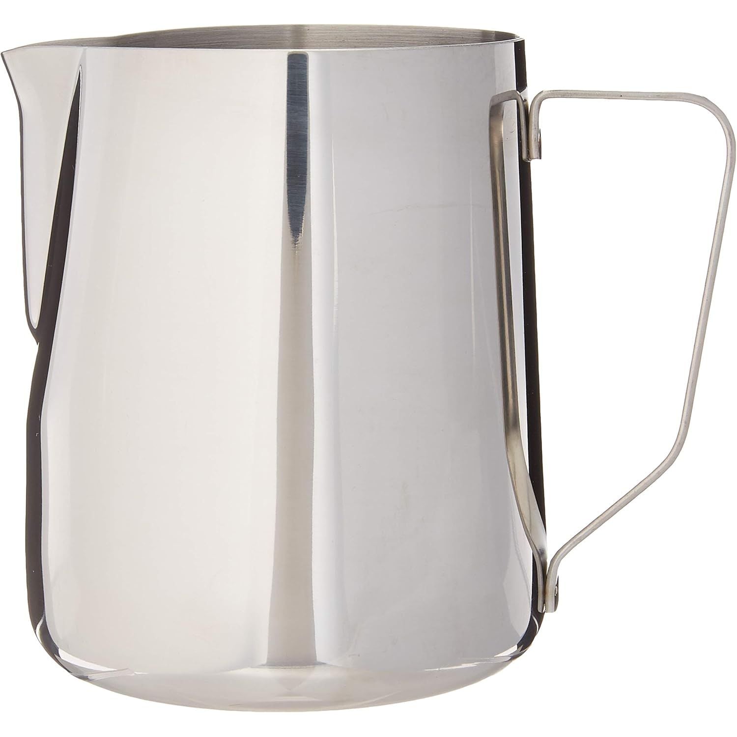 BrewGlobal Rhinoware Professional Milk Pitcher, Stainless Steel 32 oz (RHMJ32oz)