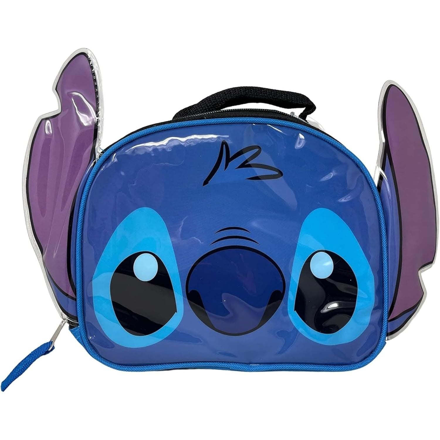 Fast Forward Stitch 3D Face Rectangle Lunch Bag
