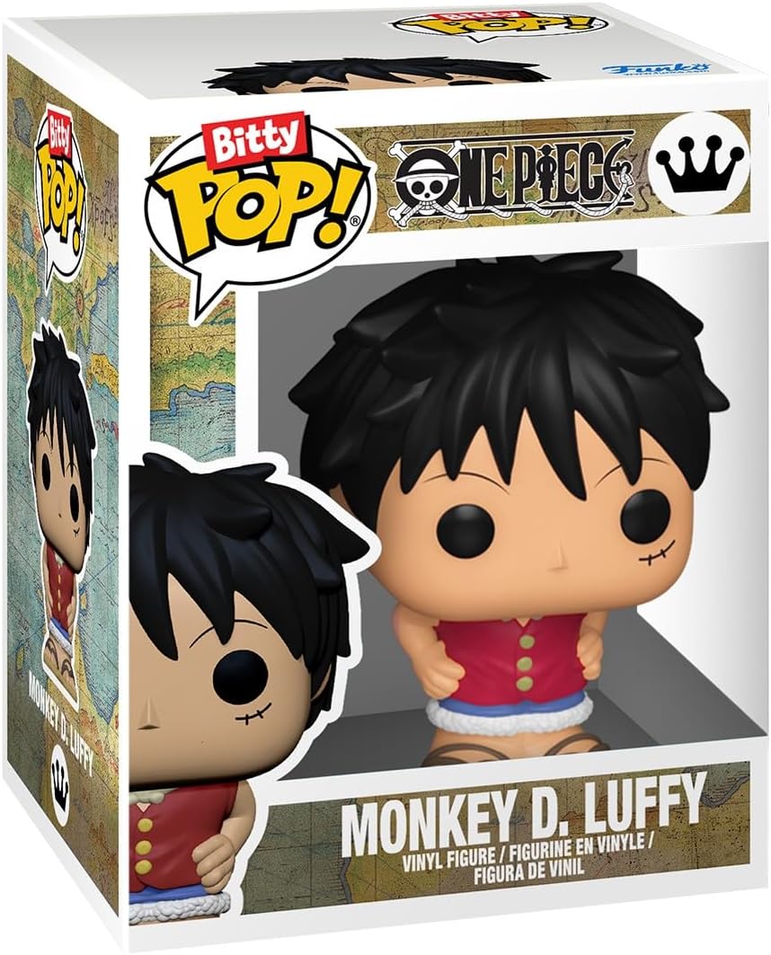 Funko Pop! Bitty Ride: One Piece - Going Merry with Monkey D. Luffy - 0.9 Inch and 1.3 Inch (2.3 and 3.3 Cm) - Anime Collectable - Official Merchandise - Gift Idea - Toys for Kids & Adults
