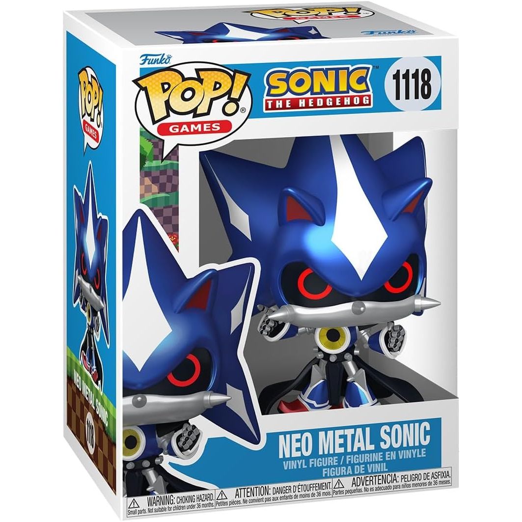 Funko Pop! Games: Sonic The Hedgehog - Neo Metal Sonic - Collectable Vinyl Figure - Gift Idea - Official Merchandise - Toys for Kids & Adults - Video Games Fans