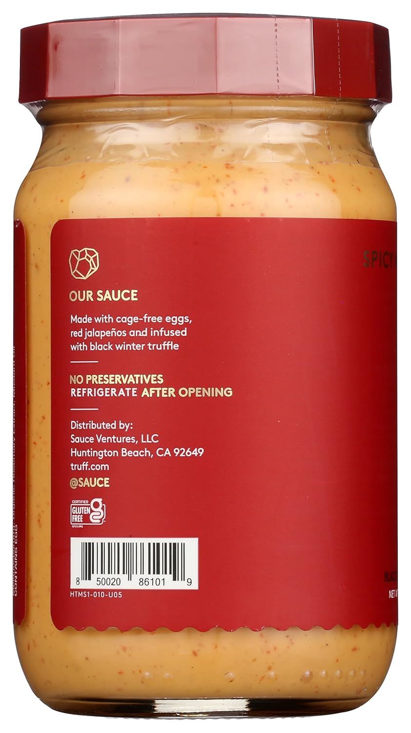 TRUFF Black Truffle Infused Spicy Mayonnaise, 8 FL