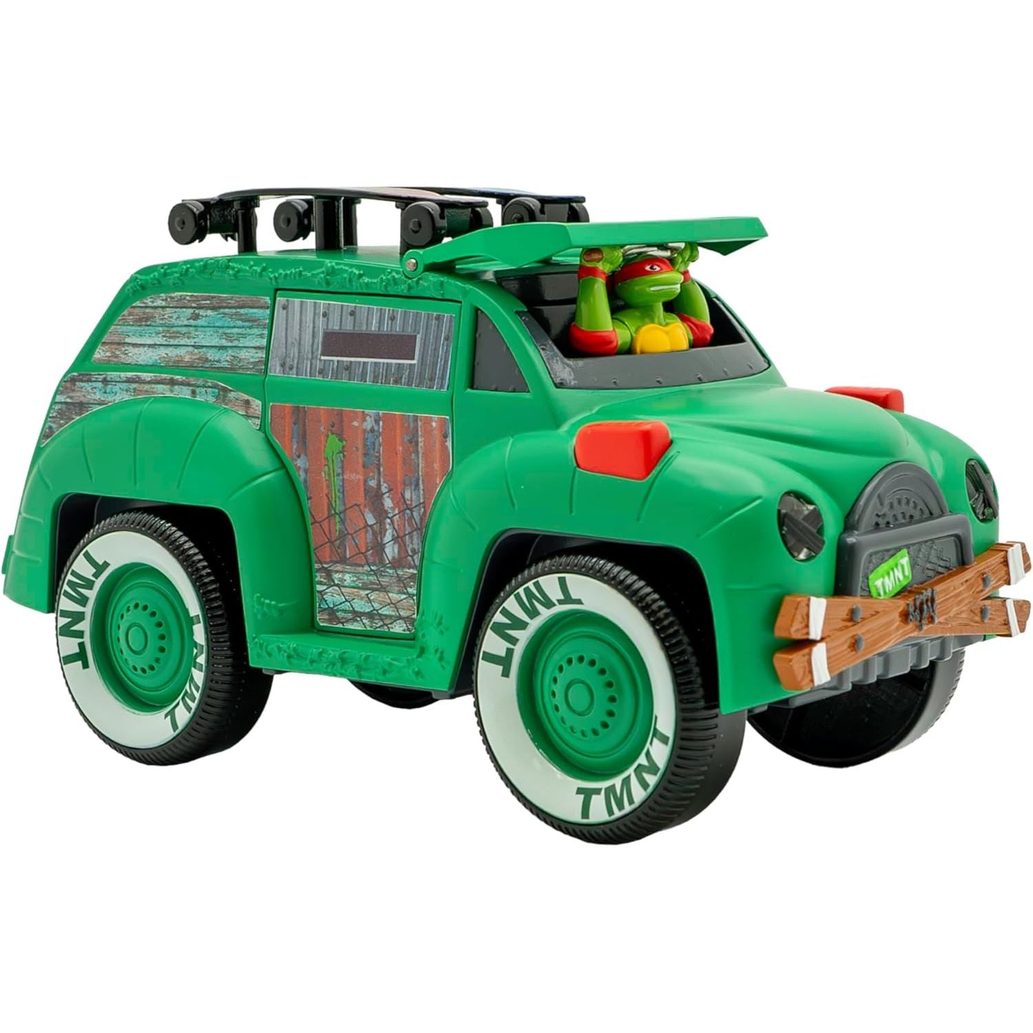 Teenage Mutant Ninja Turtles, Turtle Party Cruiser w/Lights and Sounds, Vintage Styling, Interactive Play, Ages 3+