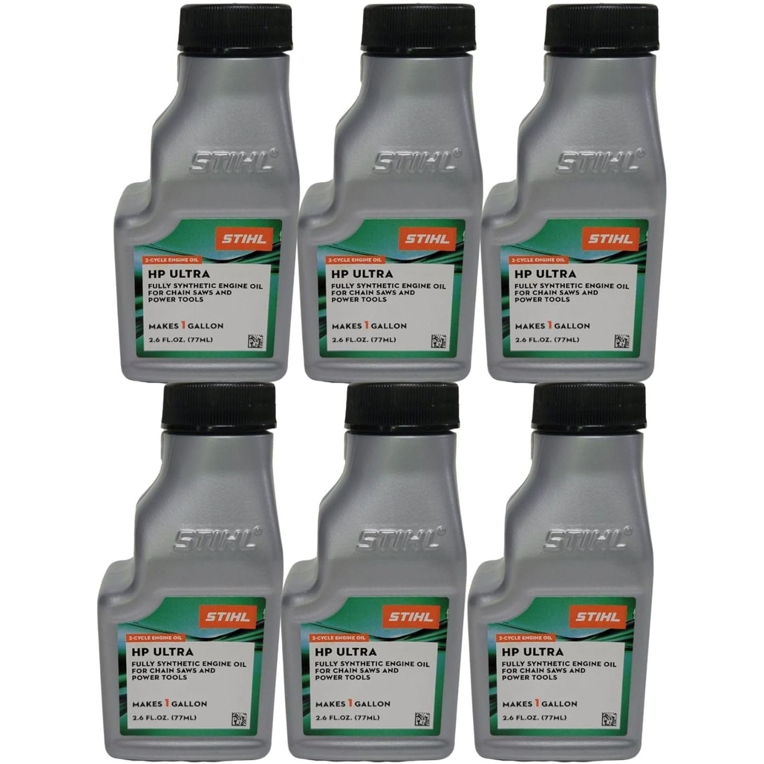 STIHL 0781 313 8002 2.6 Ounce High Performance Ultra 2 Cycle Engine Oil, 6 Pack
