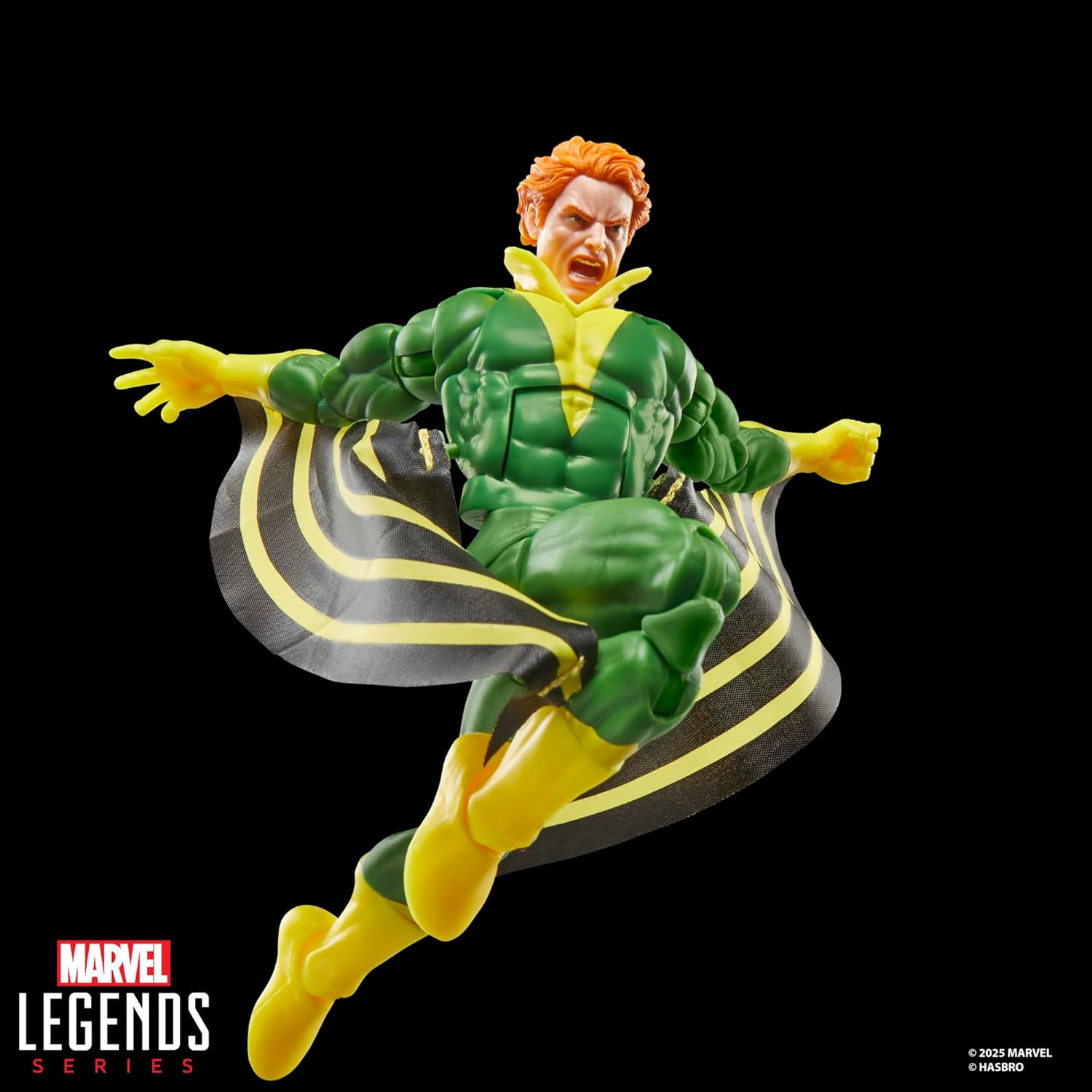Marvel Legends Series Banshee, Giant-Size X-Men #1 (1975) Comics-Inspired Collectible 6-Inch Scale Action Figure with Character-Sized Comic Accessory