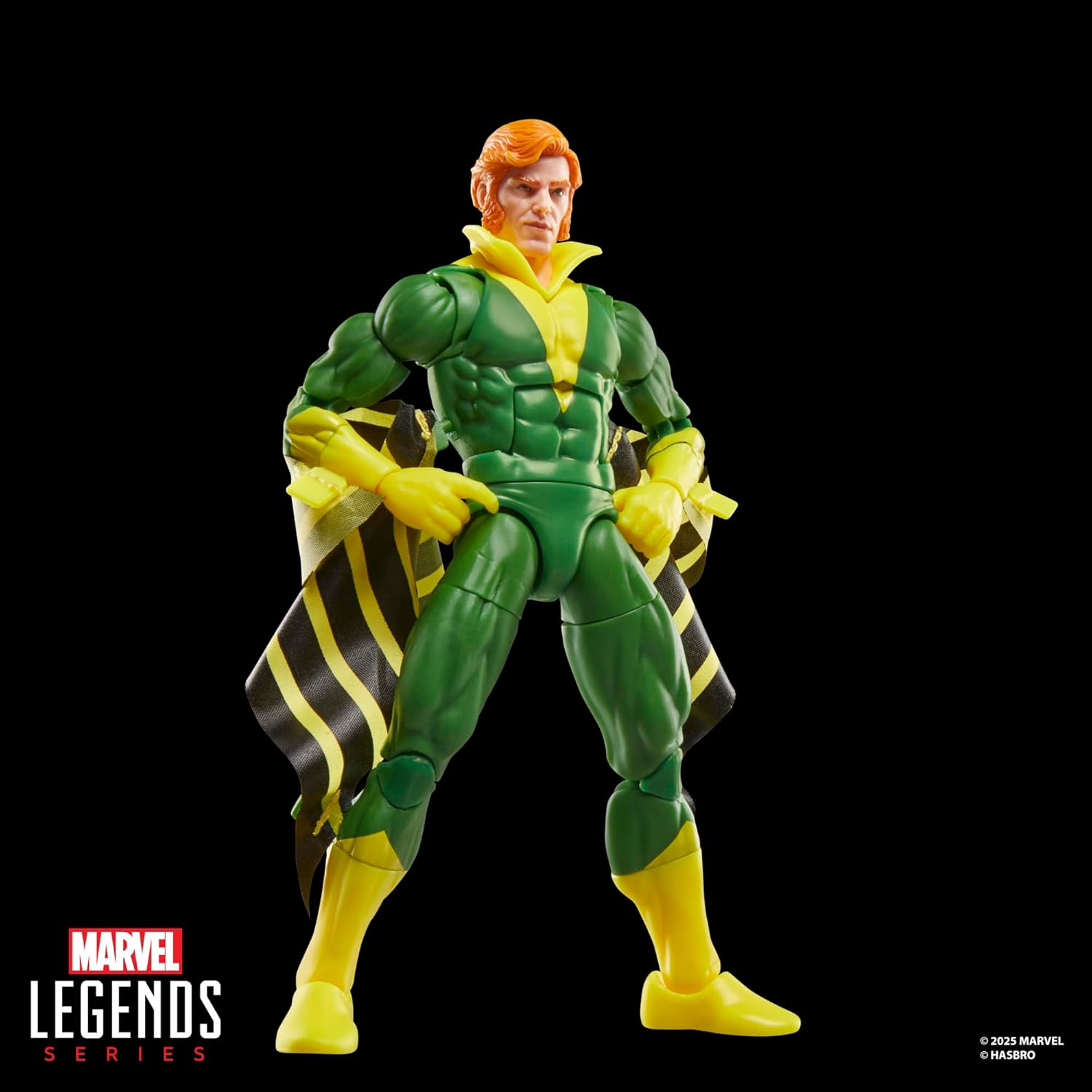 Marvel Legends Series Banshee, Giant-Size X-Men #1 (1975) Comics-Inspired Collectible 6-Inch Scale Action Figure with Character-Sized Comic Accessory