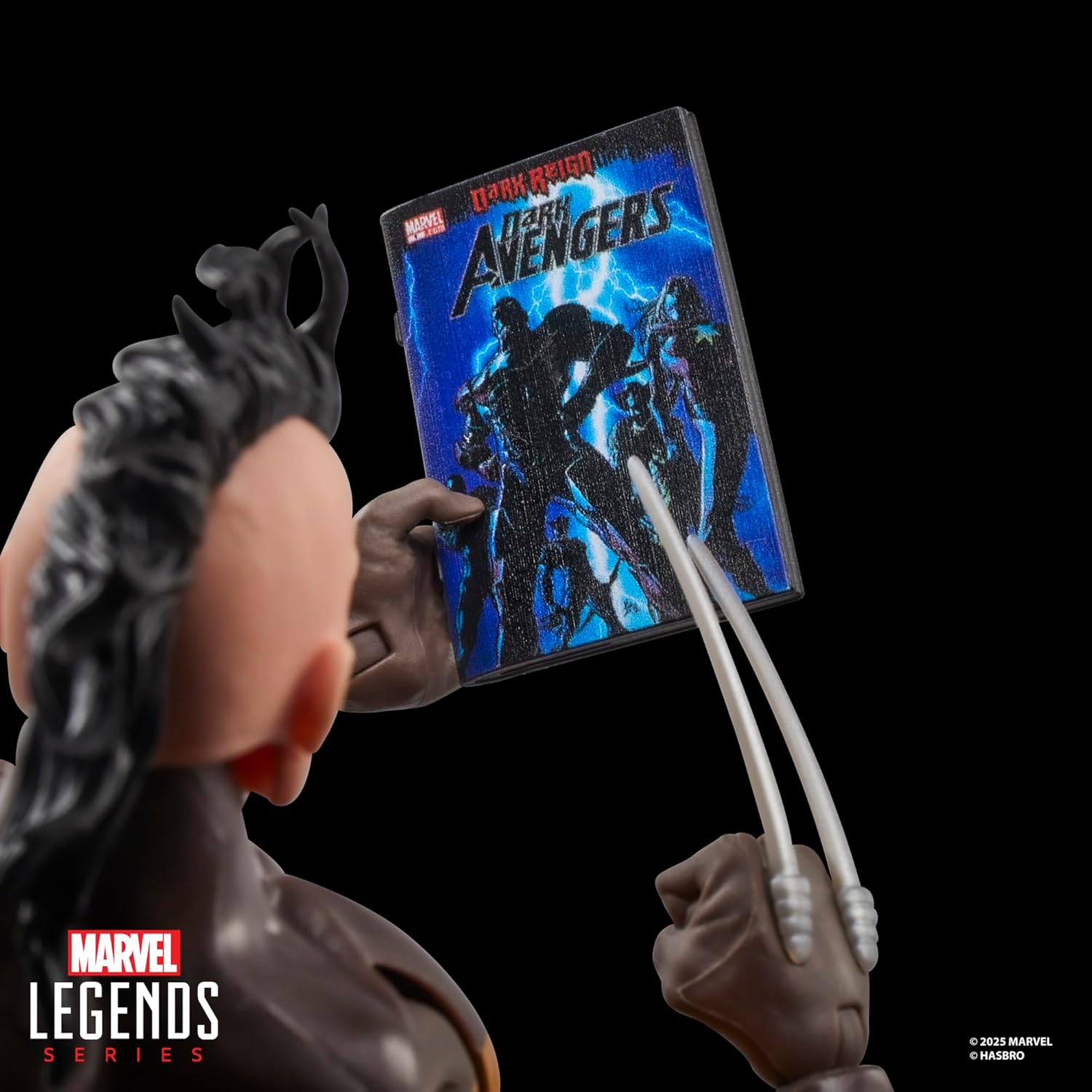 Marvel Legends Series Daken (Wolverine), Dark Avengers #1 (2009) Comics-Inspired Collectible 6-Inch Scale Action Figure with Character-Sized Comic Accessory