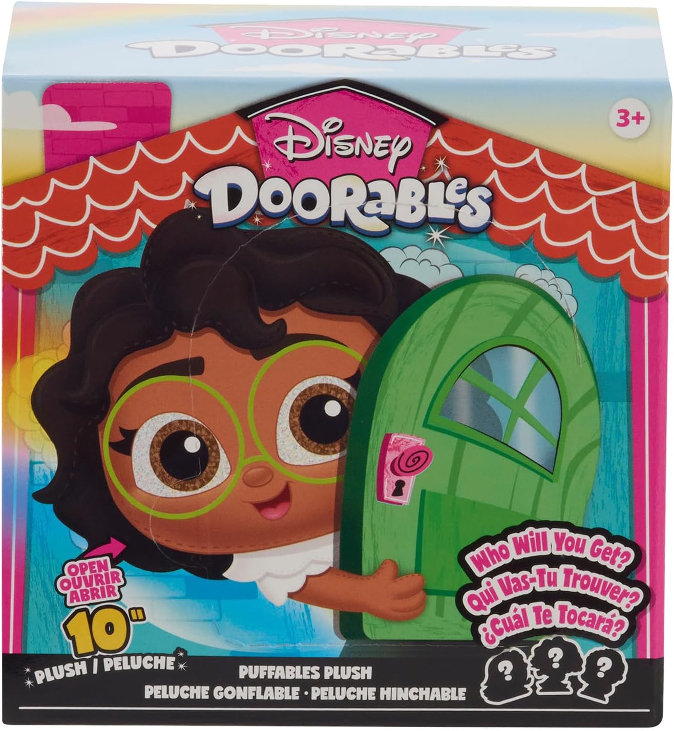 Disney Doorables Puffables Plush Encanto, 10-inch Collectible Plush, Styles May Vary, Officially Licensed Kids Toys for Ages 3 Up by Just Play