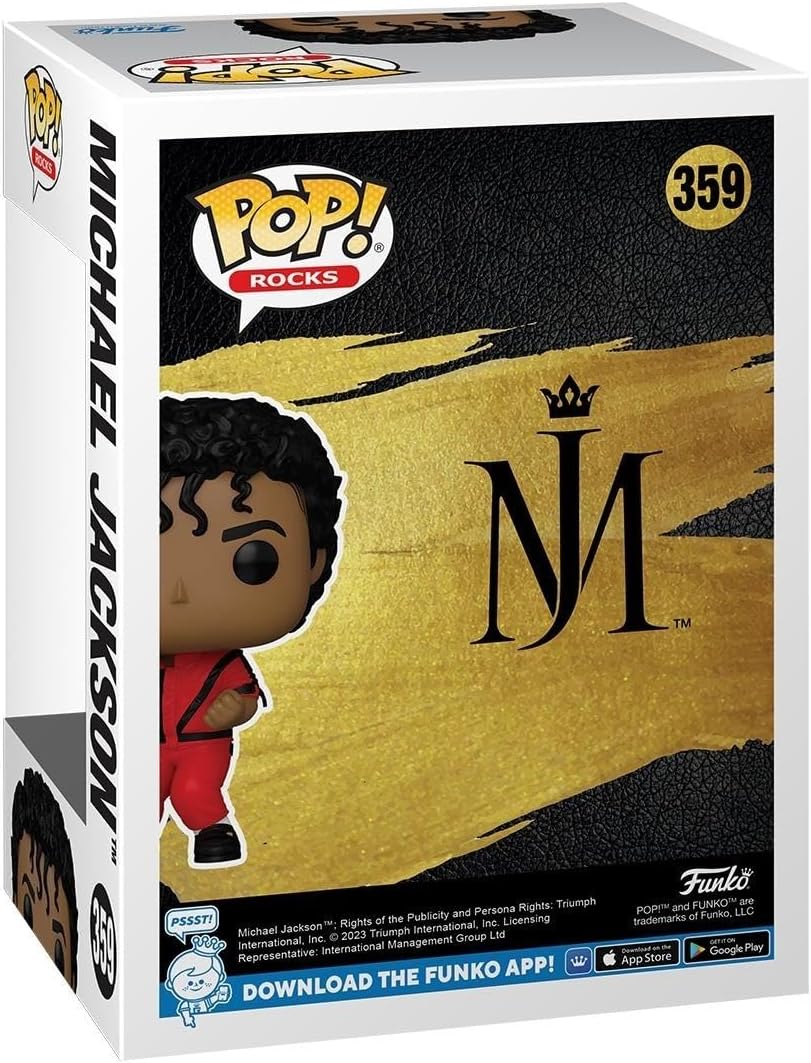 Funko POP! Rocks: Michael Jackson - (Thriller) - Collectable Vinyl Figure - Gift Idea - Official Merchandise - for Kids & Adults - Music Fans - Model Figure for Collectors and Display