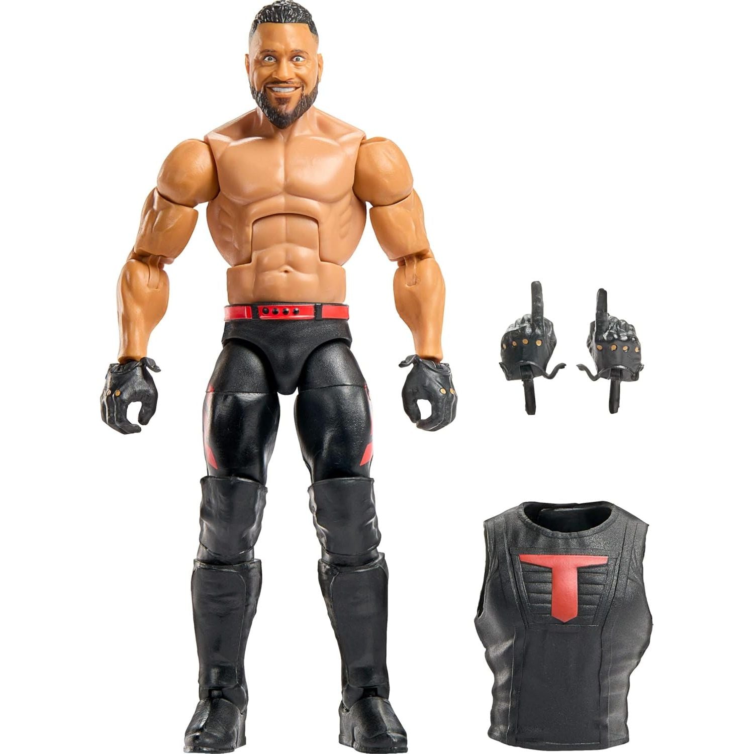 Mattel WWE Elite Action Figure & Accessories, Series #118, 6-inch Collectible Tonga Loa with 25 Articulation Points & Swappable Hands