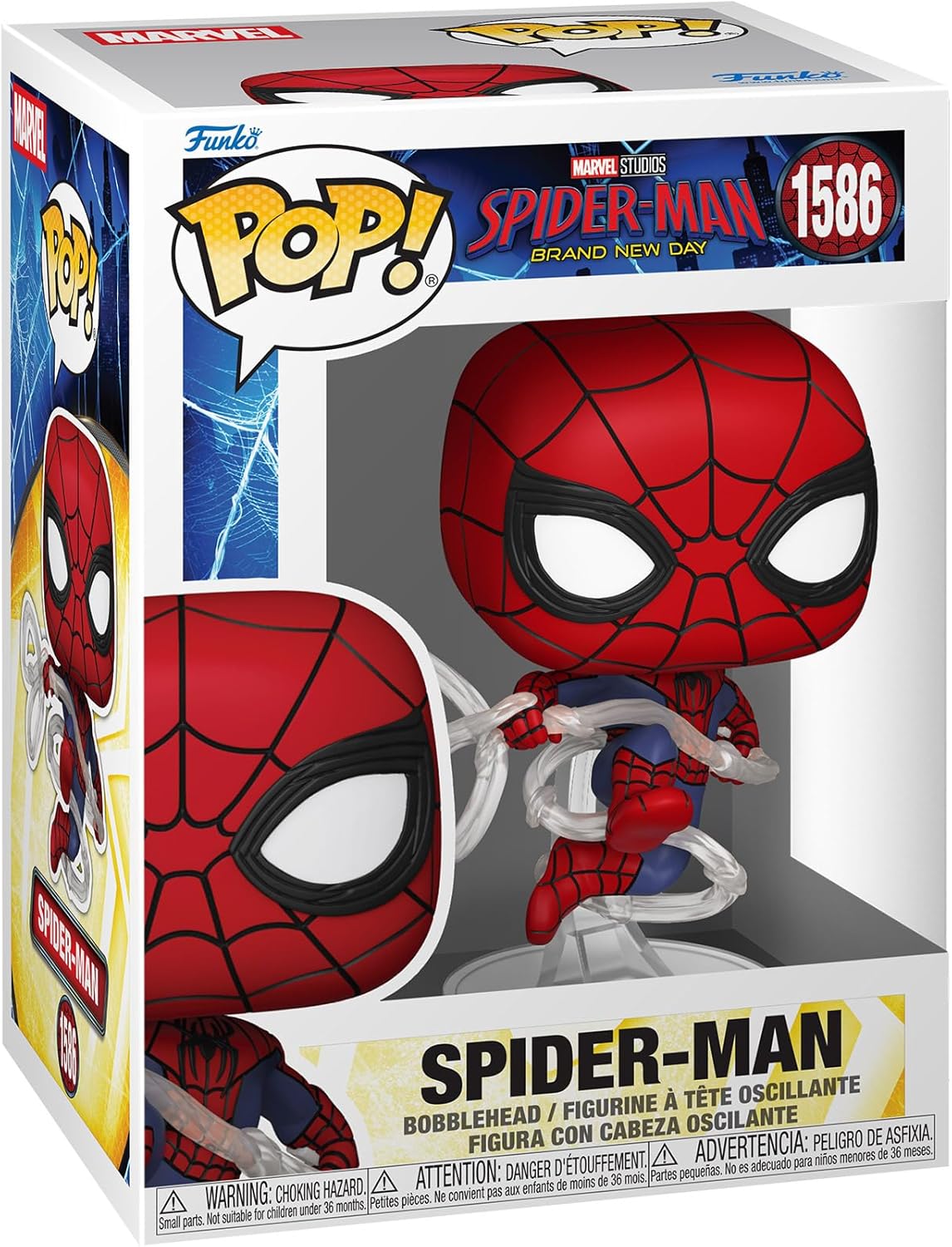 Funko Pop! Marvel: Spider-Man: Brand New Day - Spider-Man - Collectable Vinyl Figure - Gift Idea - Official Merchandise - Toys for Kids & Adults - Marvel Fans - Model Figure for Collectors and Display