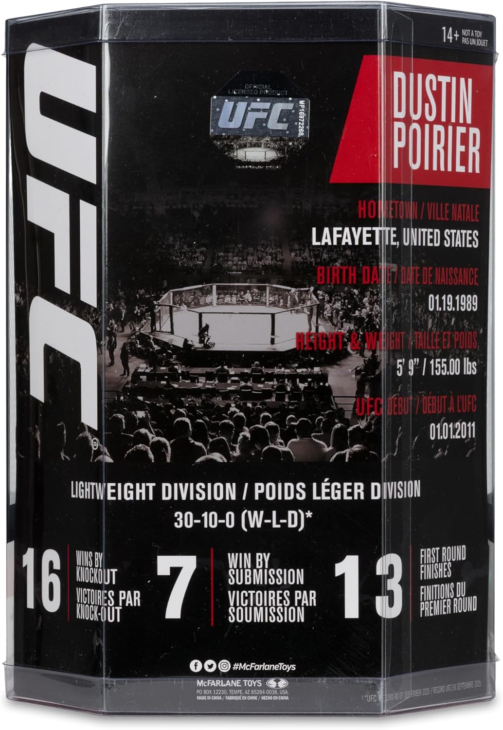 McFarlane Toys- UFC Dustin Poirier 7in Posed Figure McFarlane's SportsPicks