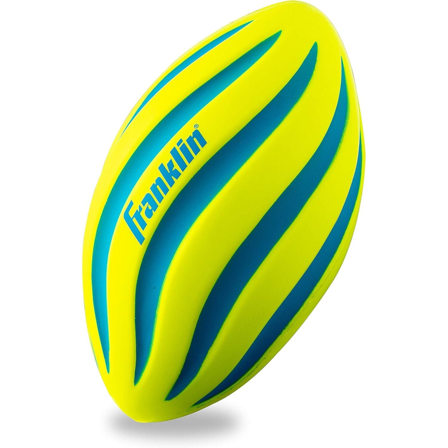 Franklin Sports Kids Foam Football - Mini Soft Foam Youth Football - Indoor + Outdoor Toy for Kids - Probrite 9" Mini Ball - Soft Backyard + Practice Toy Ball - Yellow