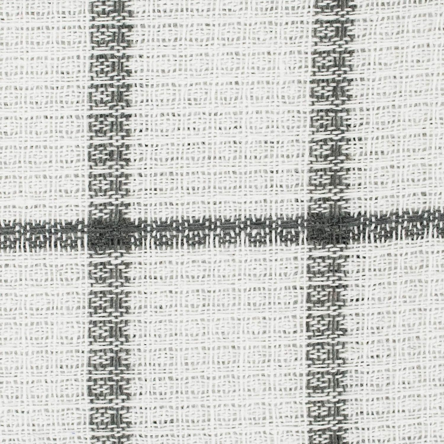 DII Scrubber Dishcloths Collection Windowpane Dishrag Set, 12x12, White/Gray Stripe, 6 Piece