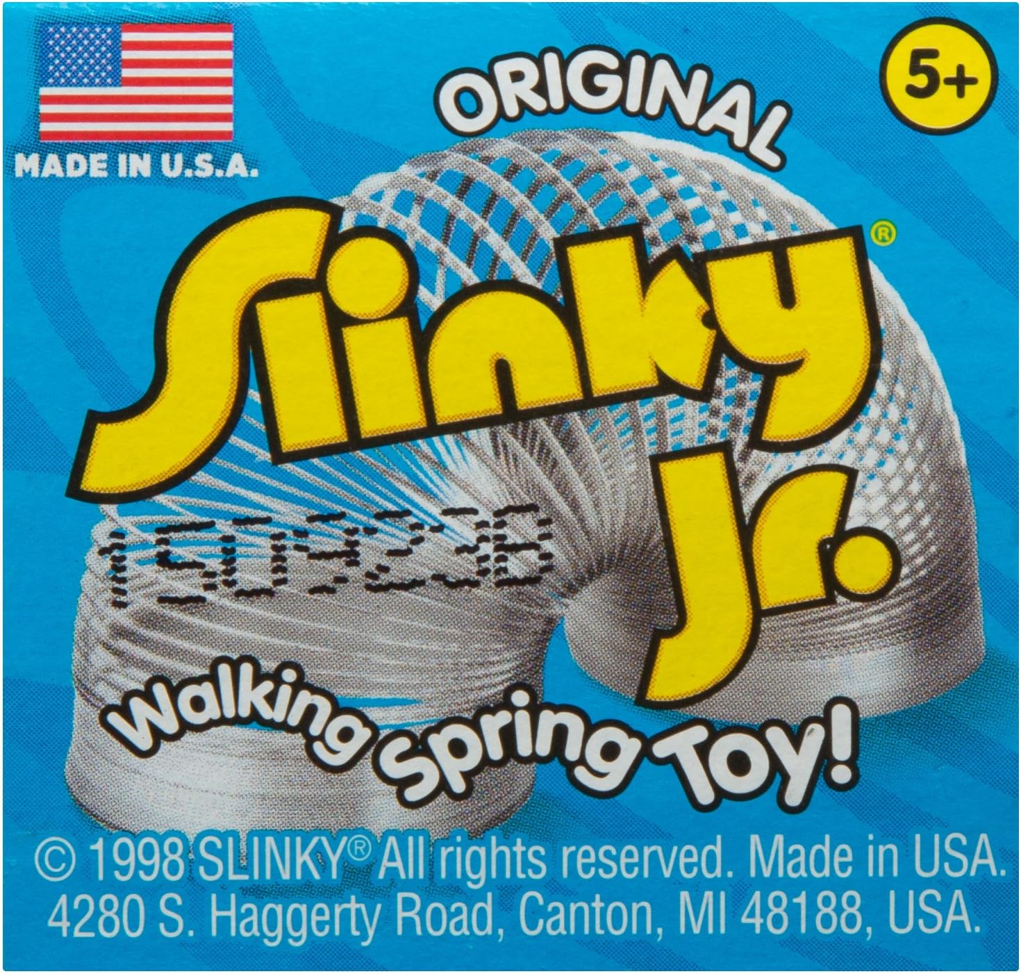 The Original Slinky Brand Metal Slinky Jr. Kids Spring Toy, Multi