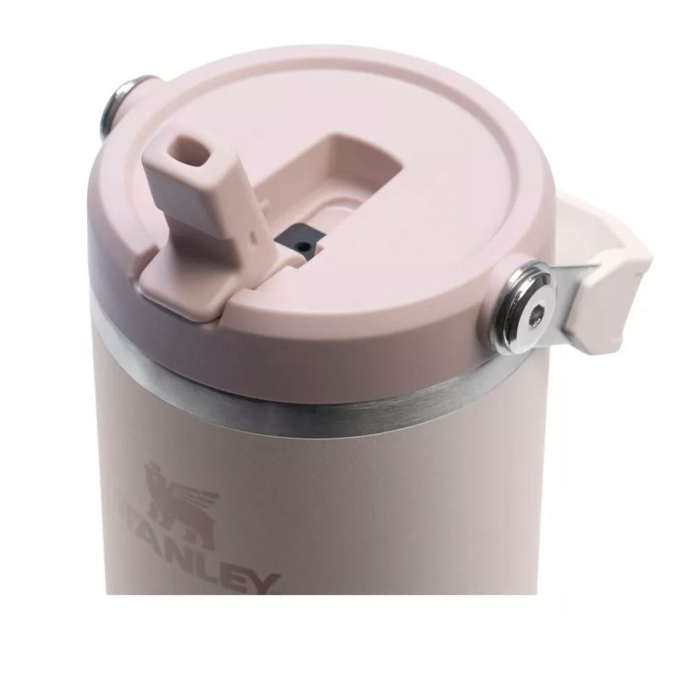 Stanley 30 oz Stainless Steel Ice Flow 2.0 Flip Straw Tumbler Rose Quartz
