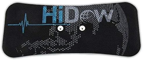 HiDow Electrode Gel Pads for Lower Back/Shoulder 3.5 mm TENS Unit STEM and EMS Units