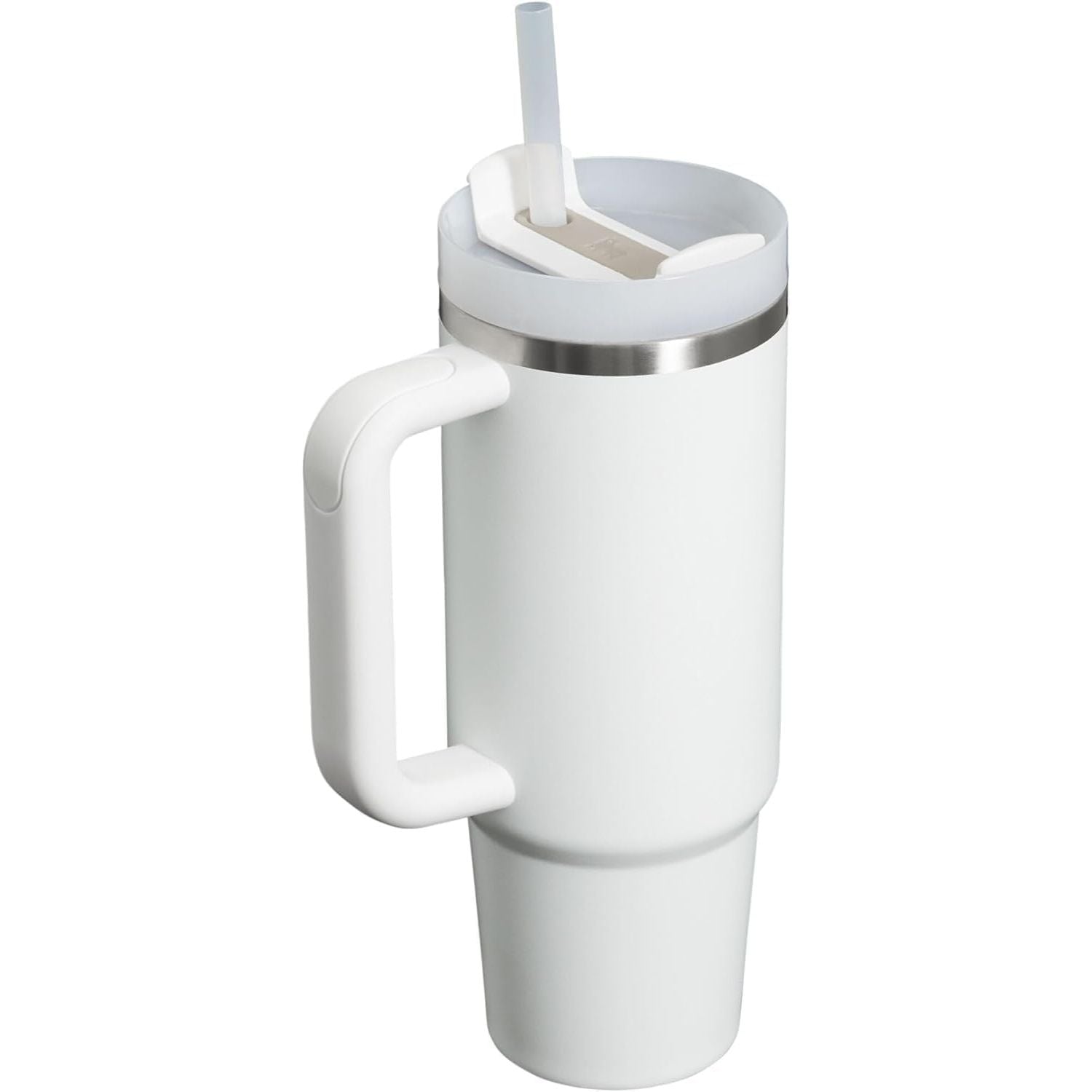 STANLEY Quencher H2.0 Tumbler with Handle and Straw 30 oz | Flowstate 3-Position Lid | Cup Holder Compatible for Travel | Insulated Stainless Steel Cup | BPA-Free | Frost