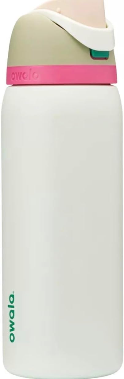 Owala Stainless Steel Water Bottle with Flip-Top Lid, Mint Alpine Sport, 32 Oz