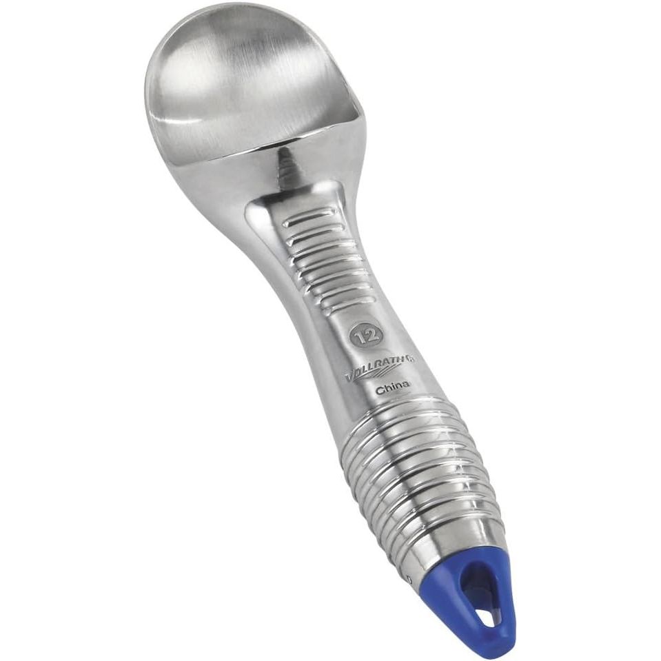Vollrath 47275 Blue 3 Ounce Cast Aluminum Ice Cream Scoop