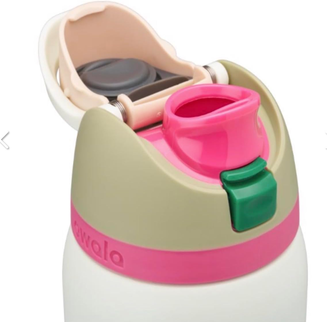 Owala Stainless Steel Water Bottle with Flip-Top Lid, Mint Alpine Sport, 32 Oz