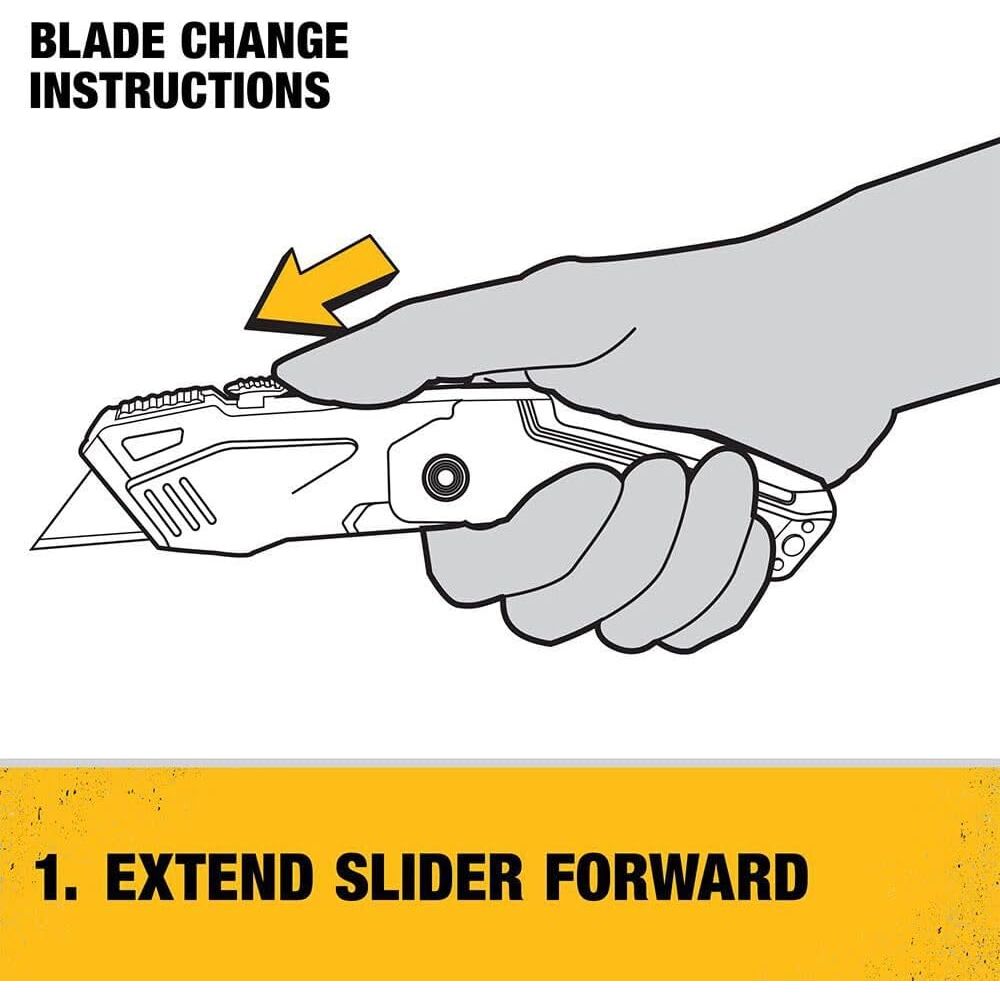 DeWalt DEWALT Folding Retractable Auto-Load Knife