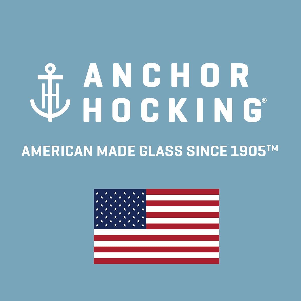 Anchor Hocking Heritage Hill 3 Quart Glass Jar with Lid