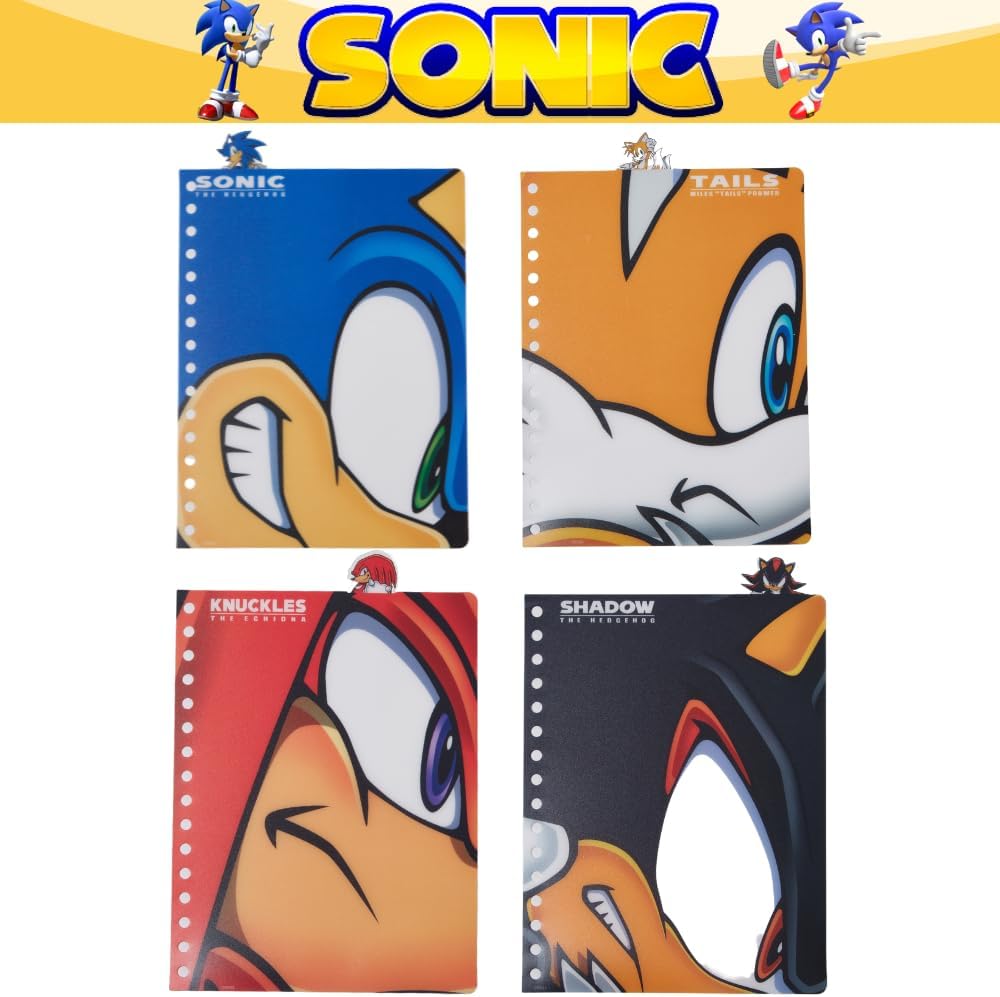 Innovative Designs Sonic The Hedgehog 11 Pcs Stationey Set, Blue, (714422snc)