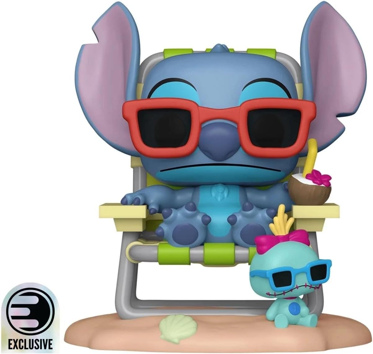 Funko Pop! Disney Lilo & Stitch – 1639 - Stitch in Sunlounger #Exclusive Limited Edition Vinyl Figure