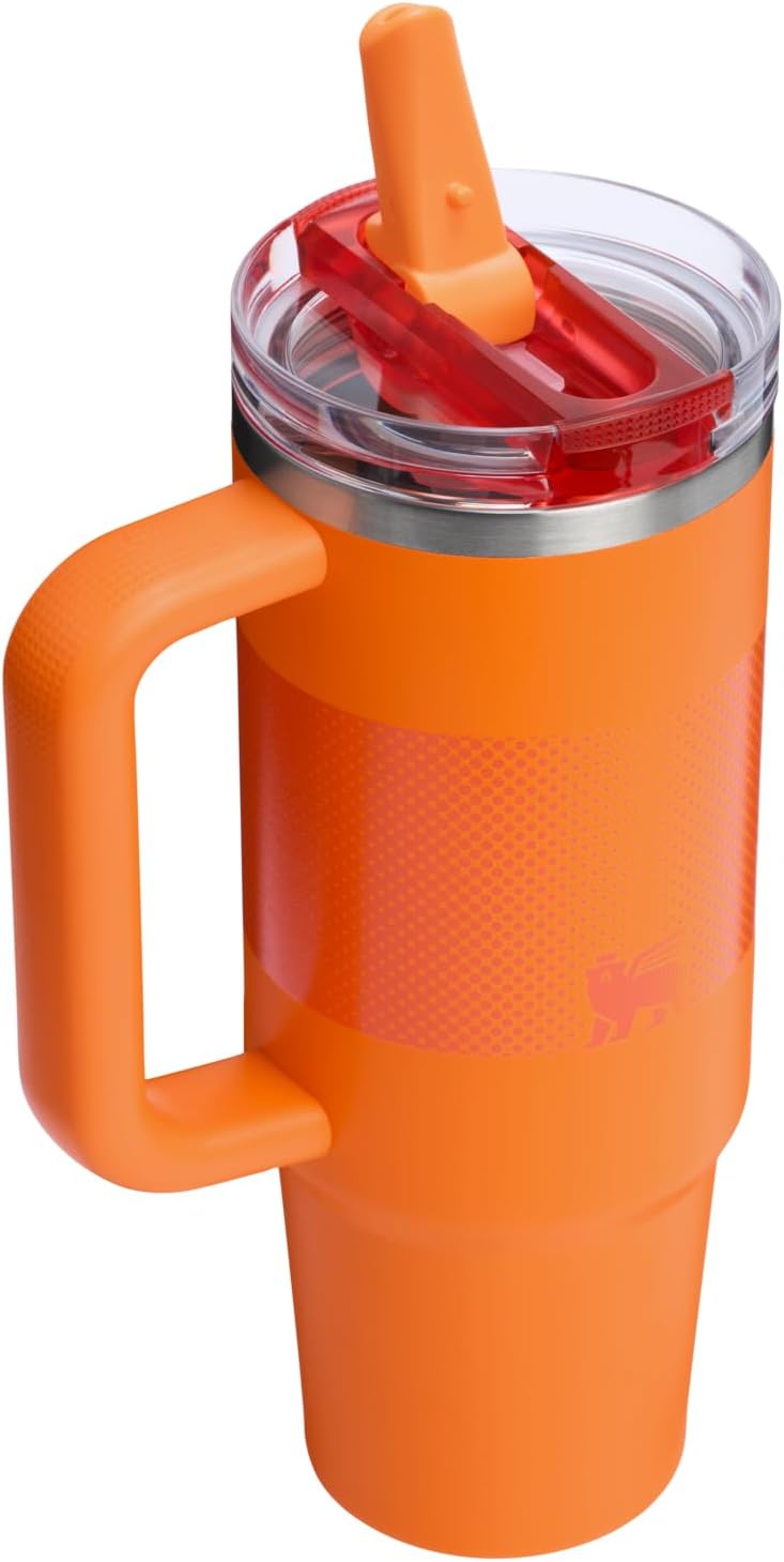 STANLEY Quencher ProTour Flip Straw Tumbler with Leakproof Lid | Built-In Straw & Handle | Goldenrod FadeCupholder Compatible for Travel | Insulated Stainless Steel Cup | BPA-Free |