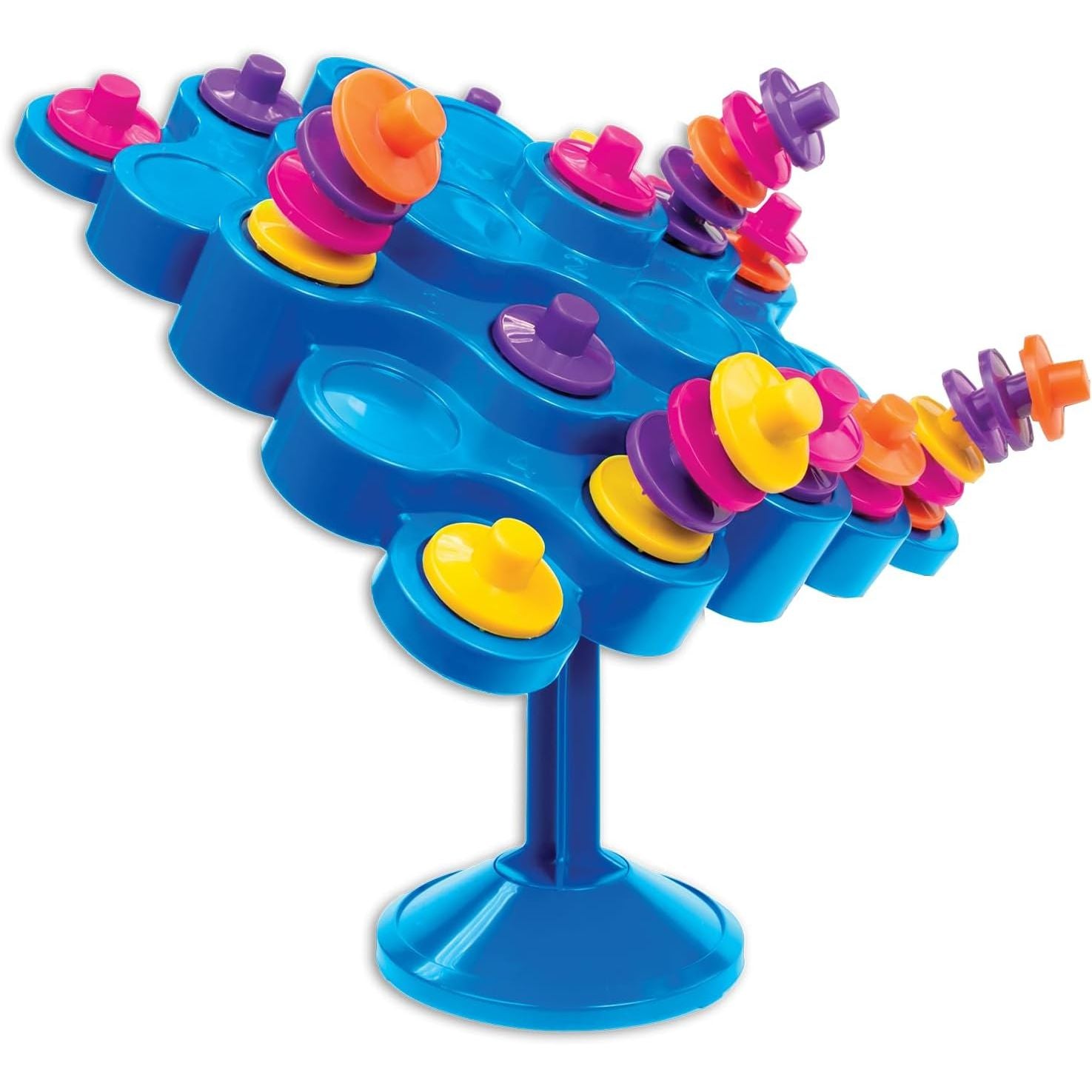 Pressman Original Topple Board Game | Classic & Fun Balancing Game for Kids & Family | Promotes STEM Skills | Great Gift Idea | 2-4 Players, Ages 6+