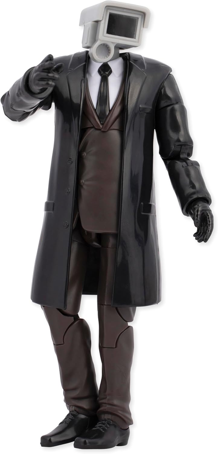 SKIBIDI Toilet Deluxe 6 inch Figure, Cameraman Collectible Figure, Officially Licensed Toilet Merch