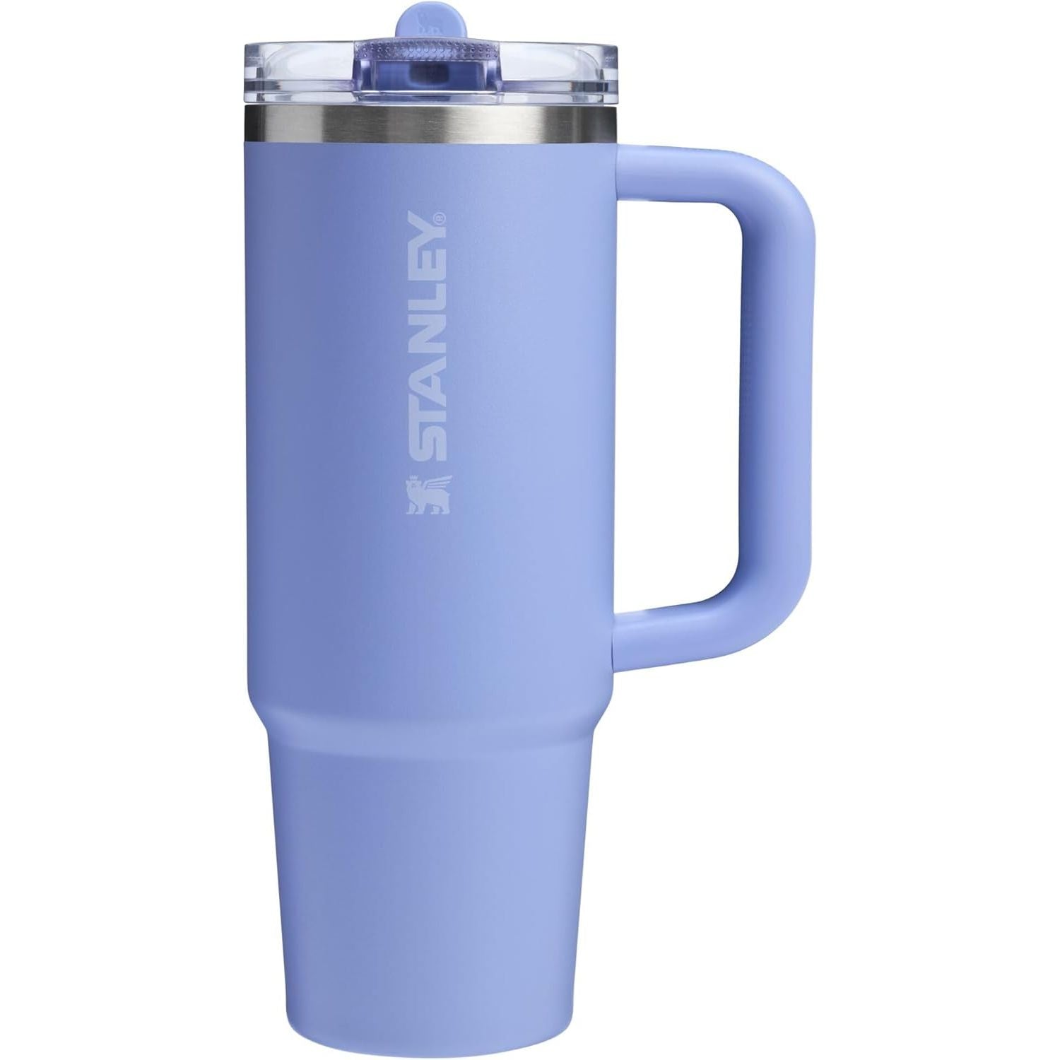 STANLEY Quencher ProTour Flip Straw Tumbler with Leakproof Lid | Built-In Straw & Handle | Cupholder Compatible for Travel | Insulated Stainless Steel Cup | BPA-Free | Hydrangea