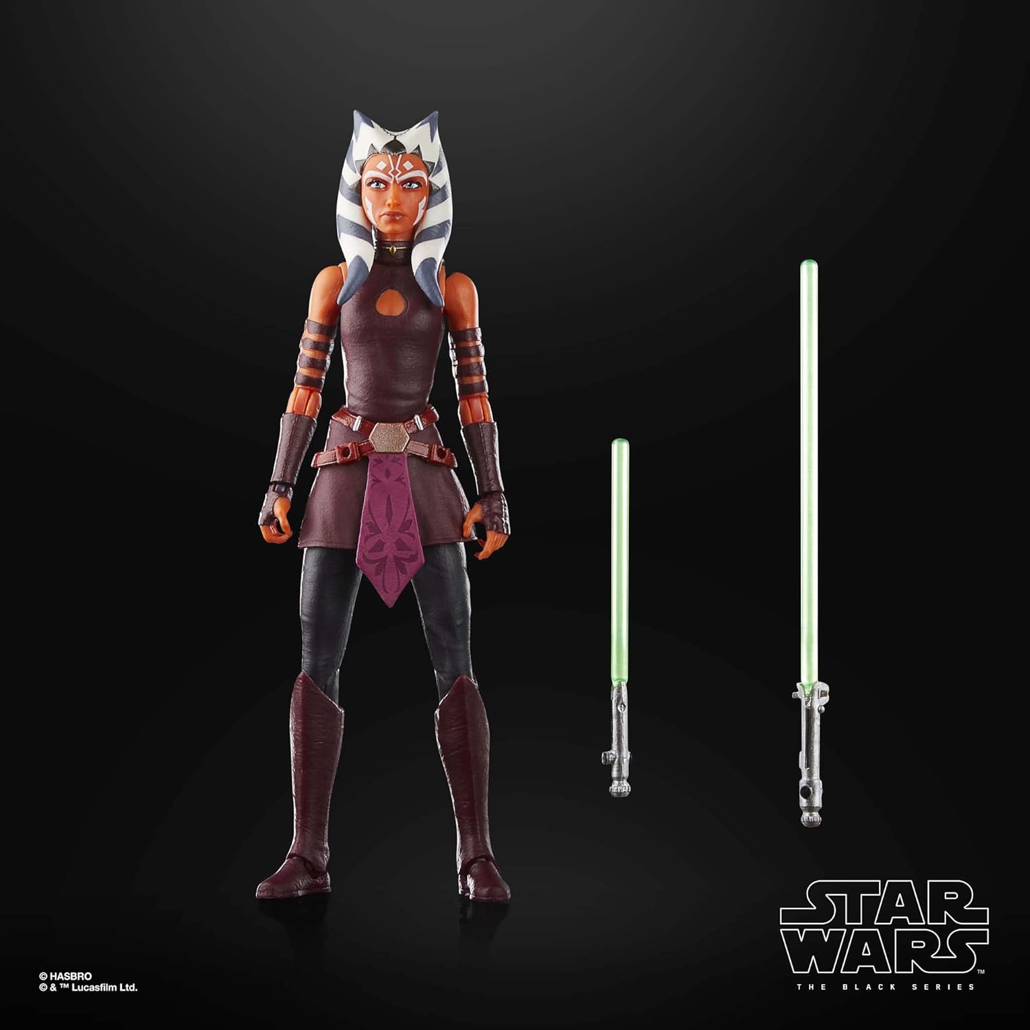 STAR WARS The Black Series Ahsoka Tano (Padawan), The Clone Wars 6-Inch Action Figures, Ages 4 and Up