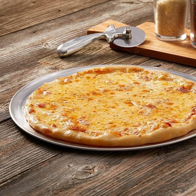American Metalcraft TP9 TP Series 18-Gauge Aluminum Pizza Pan, Standard Weight, Wide Rim, 9-Inch,Silver