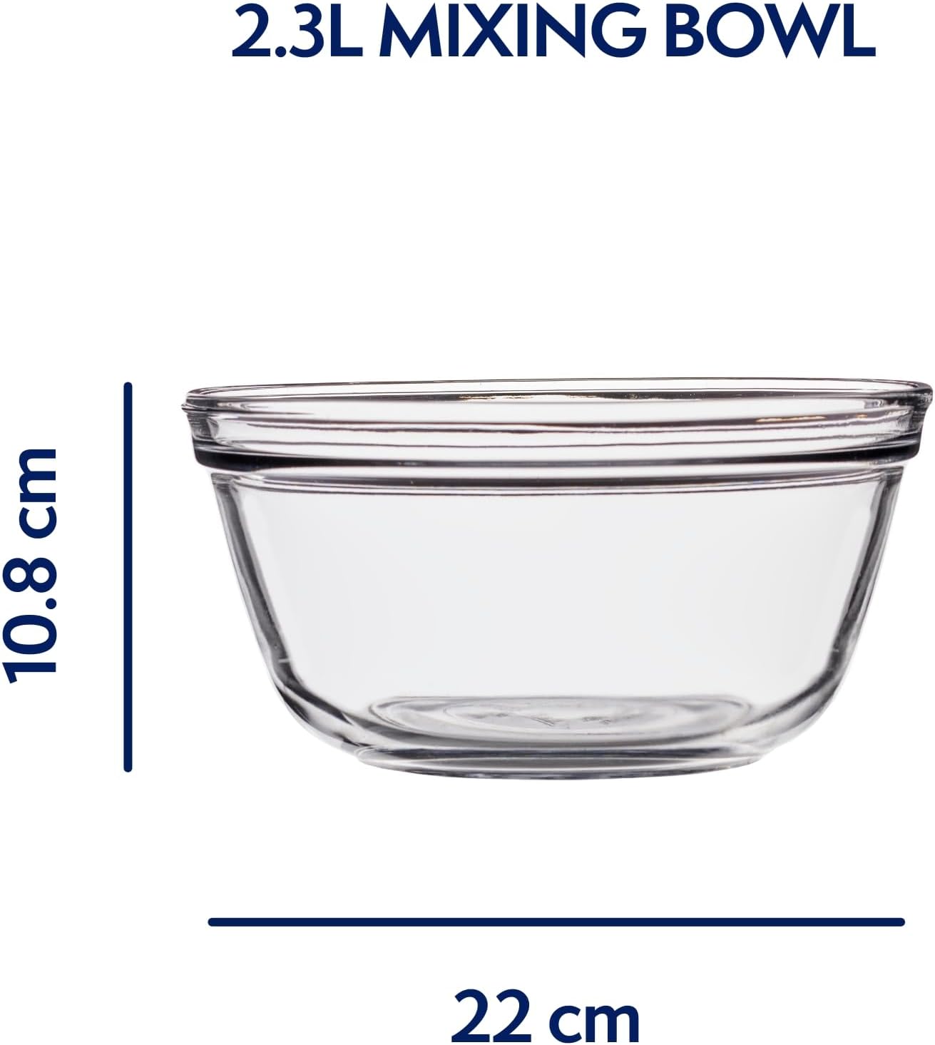 Anchor Hocking 81575L5 Round Mixing Bowl (Single)