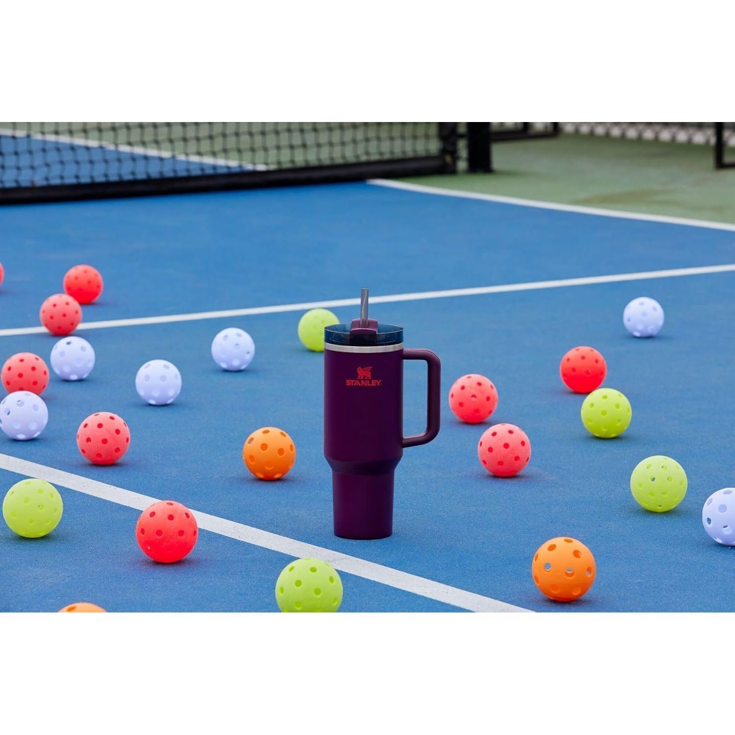 STANLEY Quencher H2.0 Tumbler with Handle and Straw 40 oz | Flowstate 3-Position Lid | Cup Holder Compatible for Travel | Insulated Stainless Steel Cup | BPA-Free | Plum