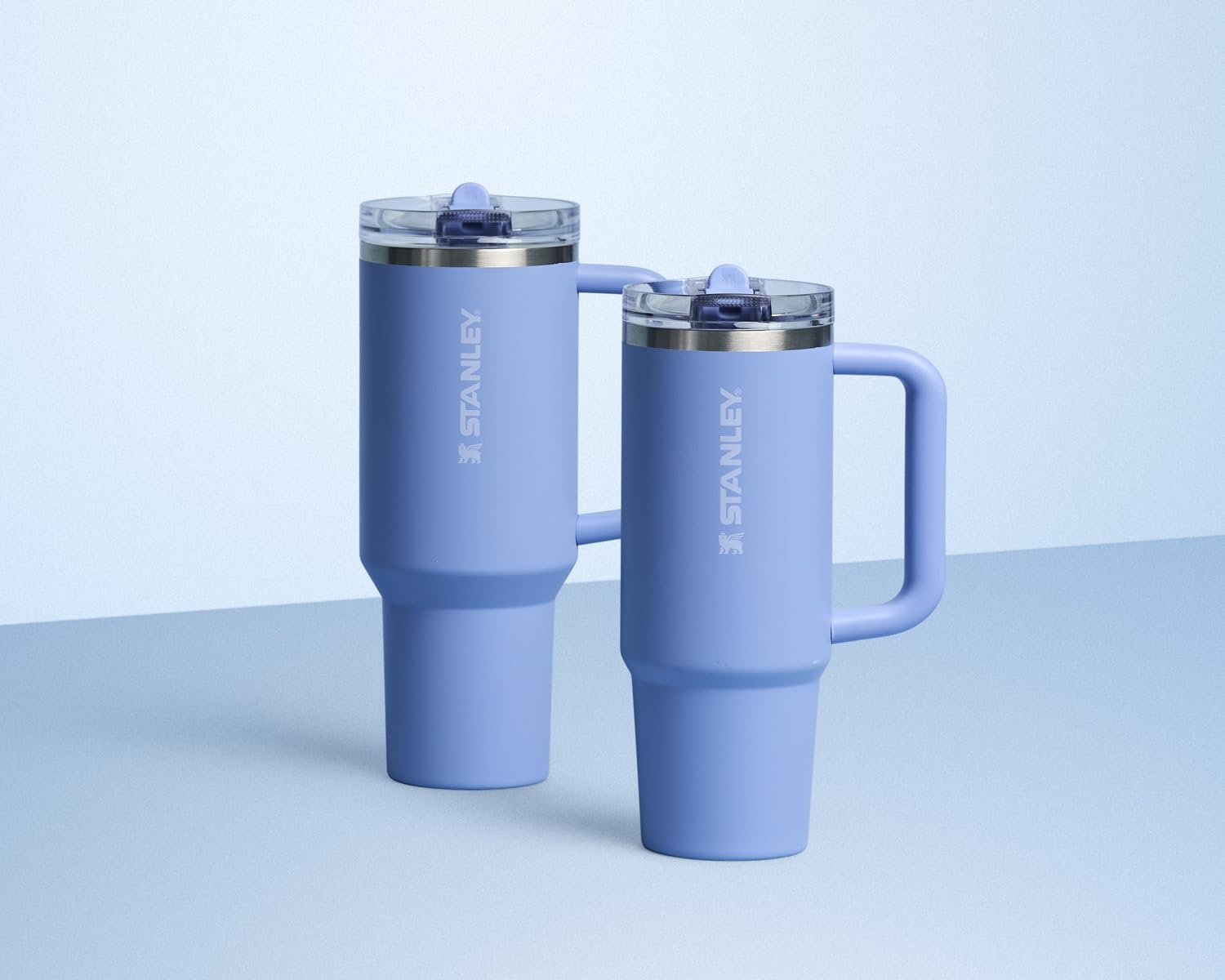 STANLEY Quencher ProTour Flip Straw Tumbler with Leakproof Lid | Built-In Straw & Handle | Cupholder Compatible for Travel | Insulated Stainless Steel Cup | BPA-Free | Hydrangea