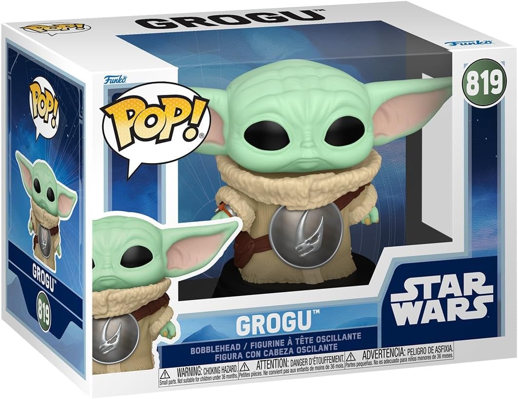 Funko Pop! Star Wars: Mandalorian & Grogu - Grogu - Collectable Vinyl Figure - Gift Idea - Official Merchandise - Toys for Kids & Adults - Star Wars Fans - Model Figure for Collectors and Display