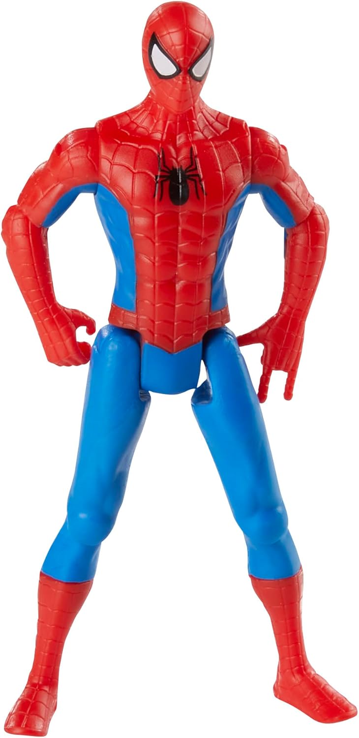 Marvel Epic Hero Series Classic Spider-Man Action Figure, 4-Inch Small Toy, With Accessory, Marvel Action Figures for Kids Ages 4 and Up, Medium