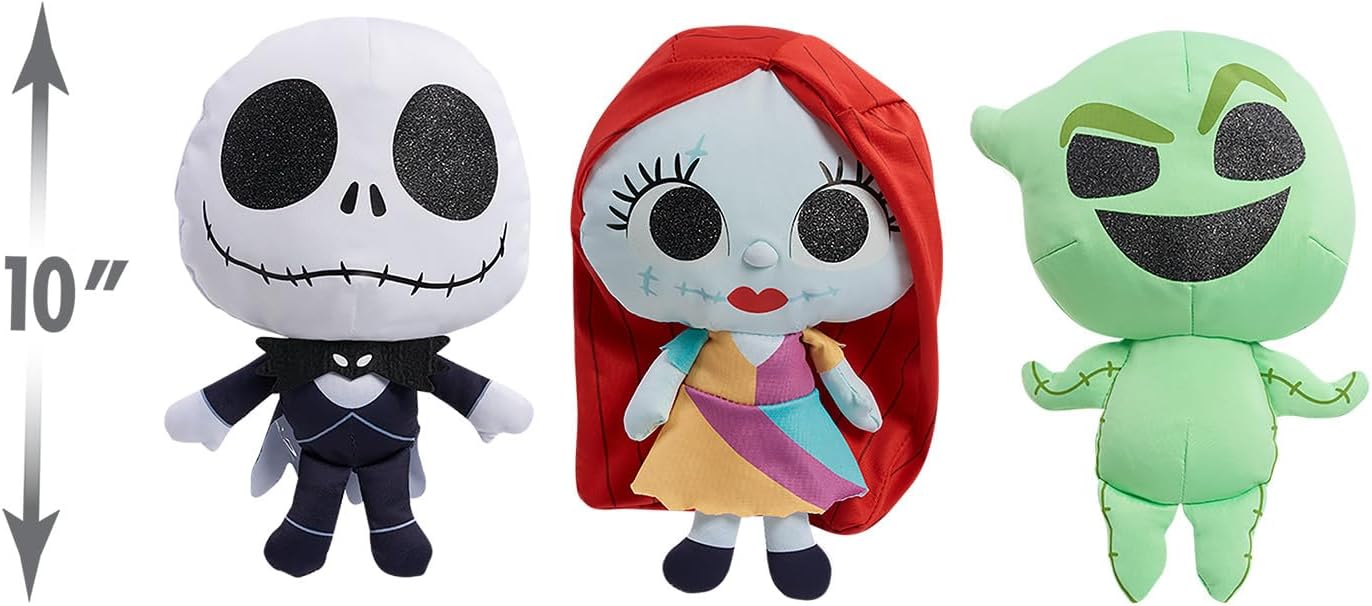 Disney Doorables Puffables Tim Burton’s The Nightmare Before Christmas, 10-inch Plush, Styles May Vary, Officially Licensed Kids Toys for Ages 3 Up